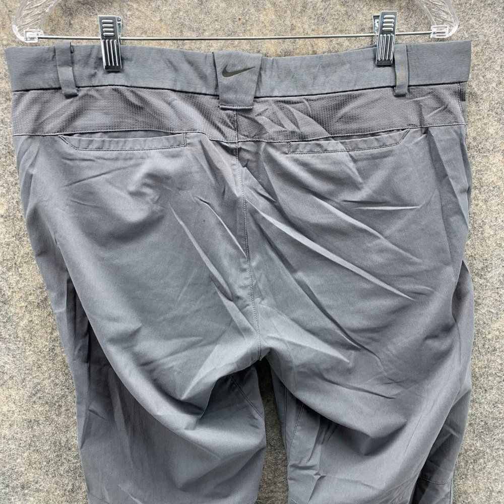 Nike Pants Men's 34x30 Adult Gray Chinos Athletic Golf Pockets Button Outdoors - Picture 11 of 13
